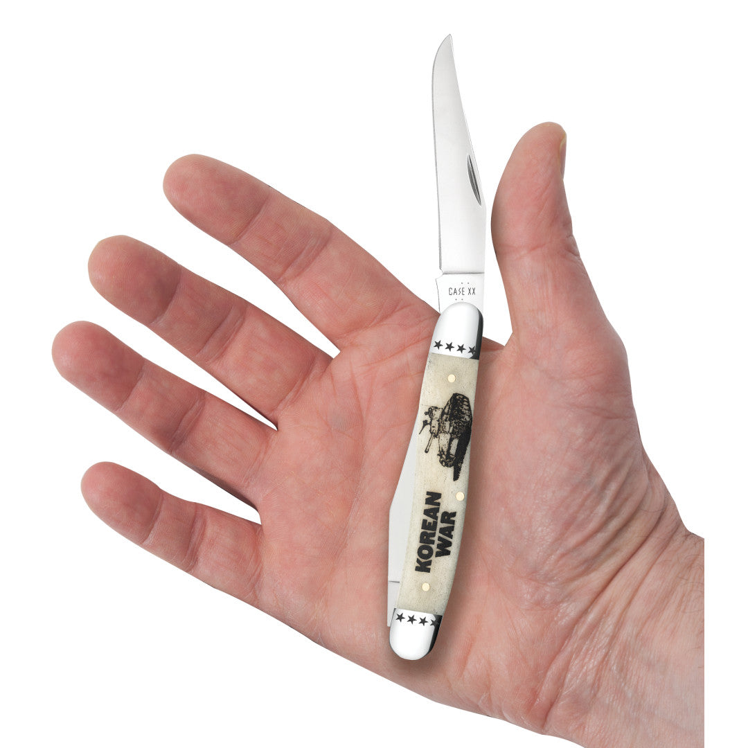 War Series - Korean War - Smooth Natural Bone Muskrat in Hand