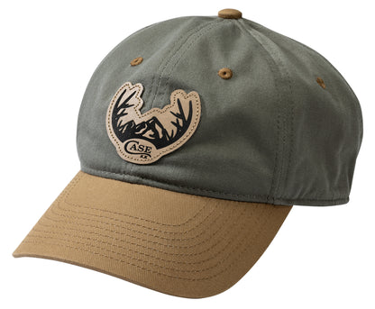 Olive Green 6 Panel Cap Front View