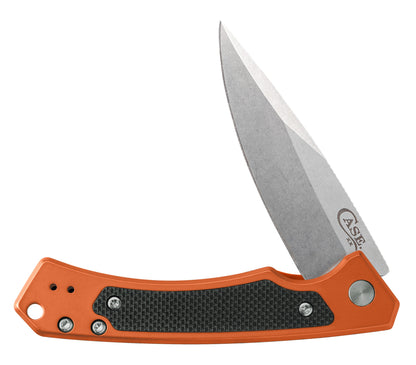 Orange Anodized Aluminum Marilla® Knife Open