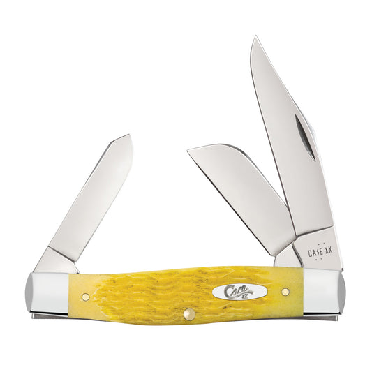 Platts Jig Yellow Bone Large Stockman Front View