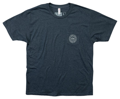 Navy Heather T-Shirt Front View