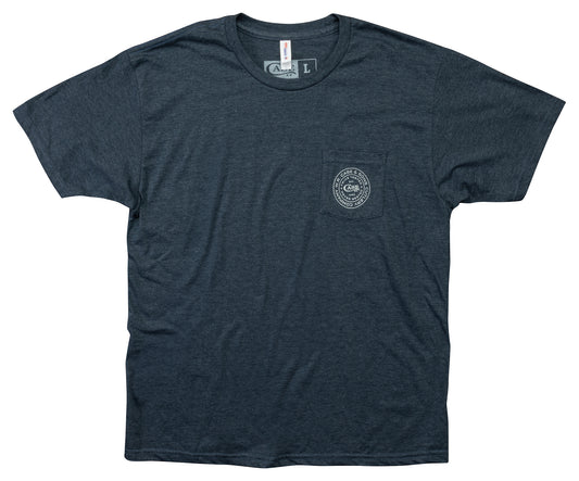 Navy Heather T-Shirt Front View