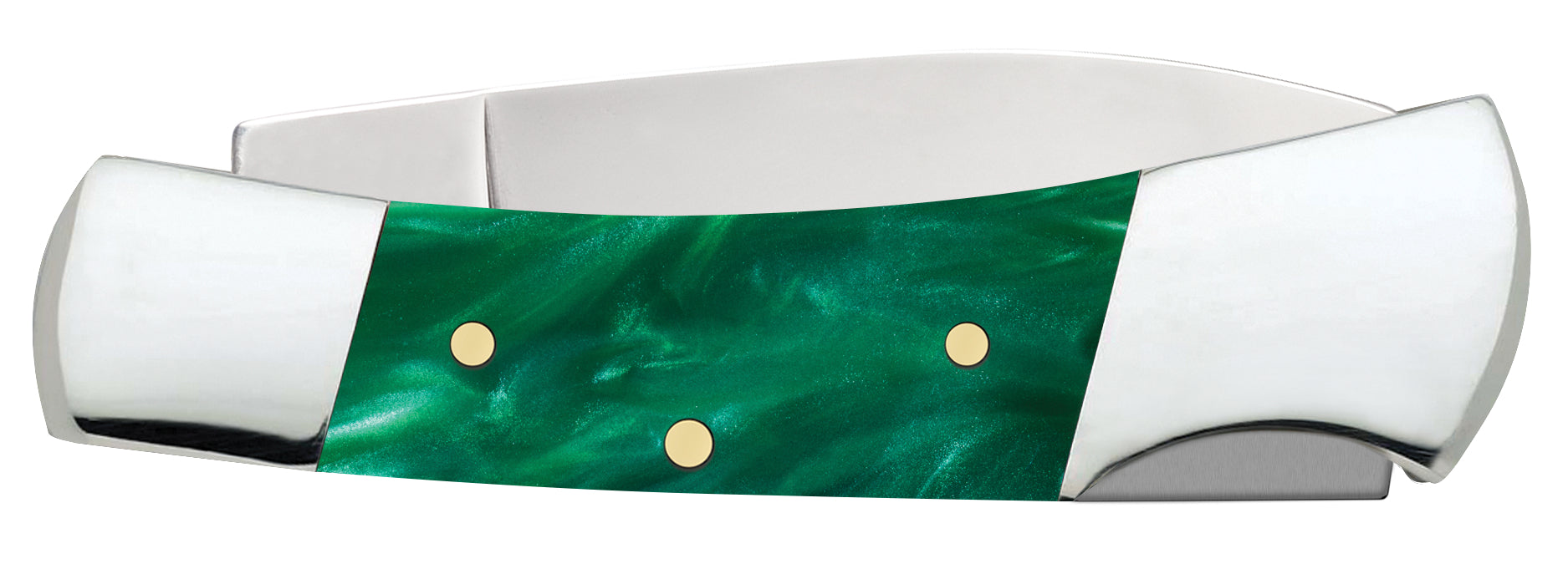 Smooth Green Pearl Kirinite® Lockback Closed