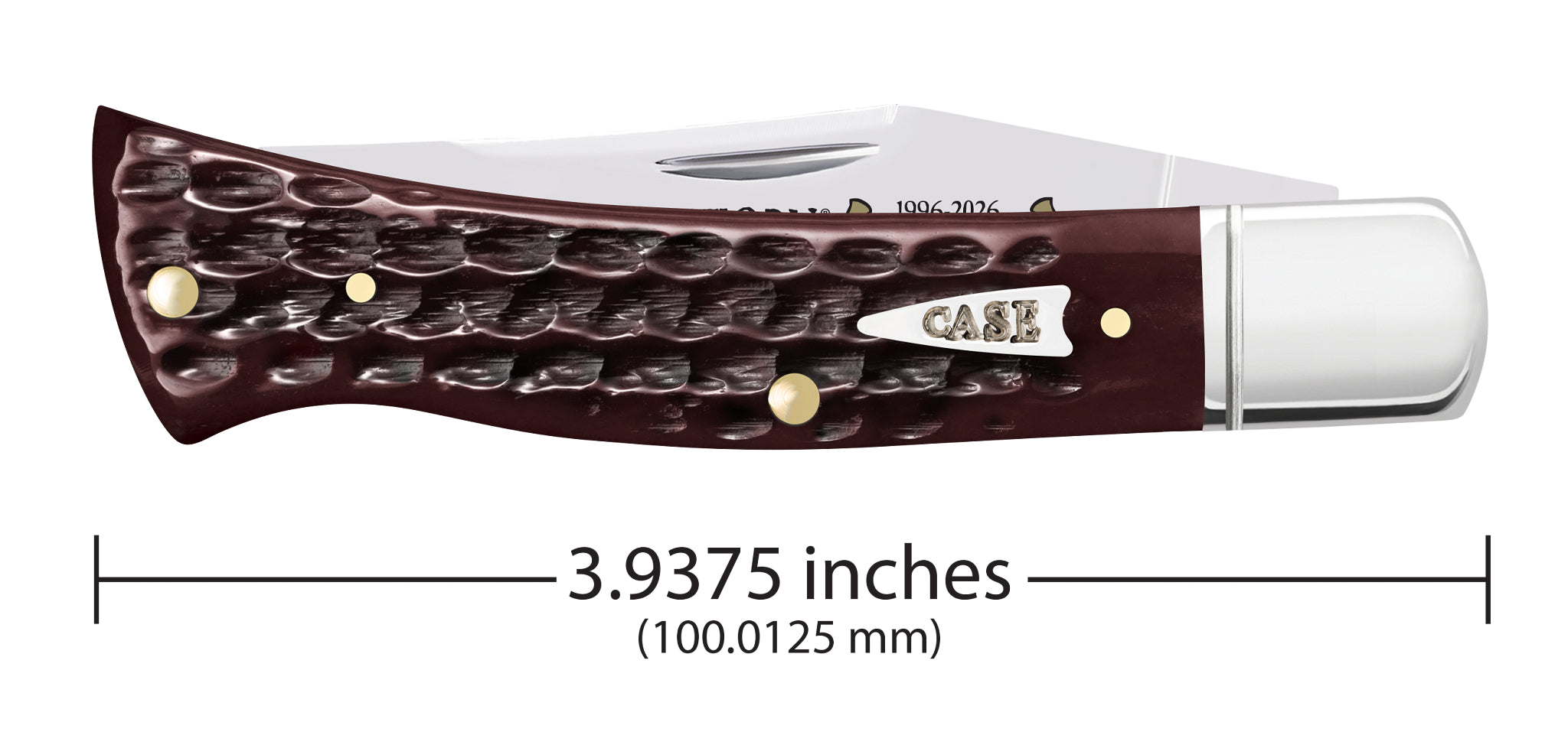 Case® | Pocket Worn® Corn Cob Jig Mahogany Bone Case Axe Handle