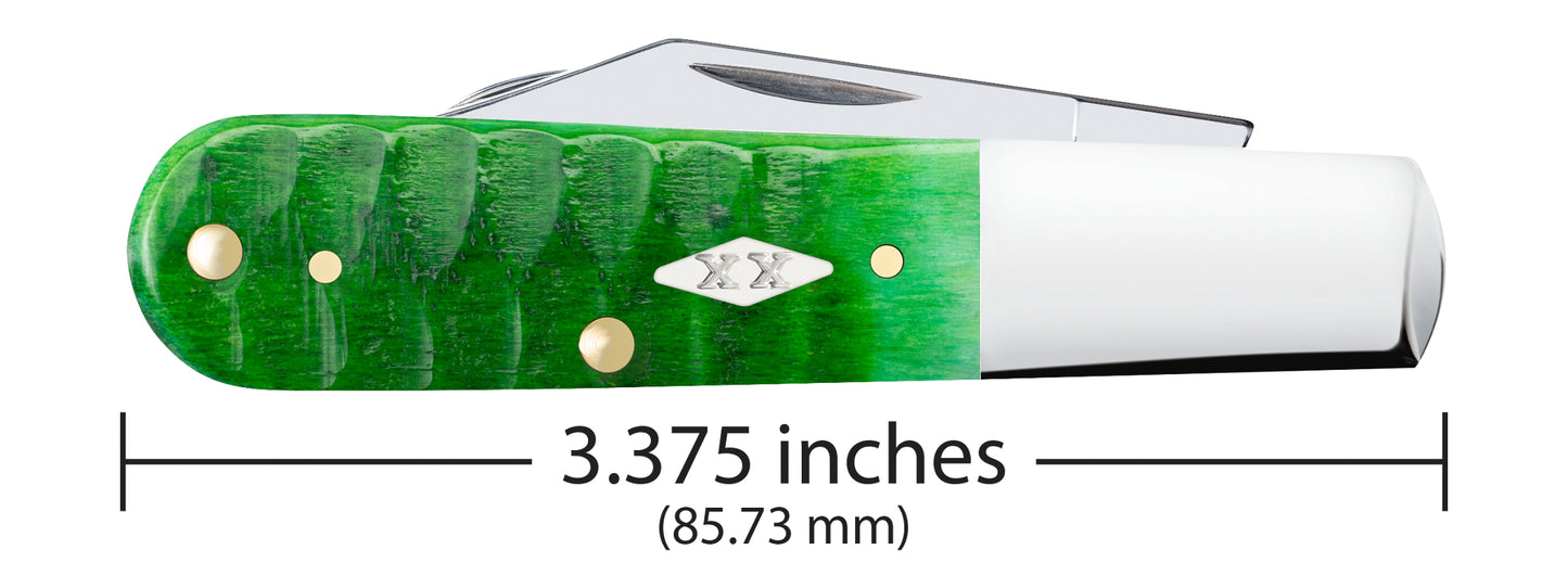 Gator Jigged Bright Green Bone Barlow Dimensions