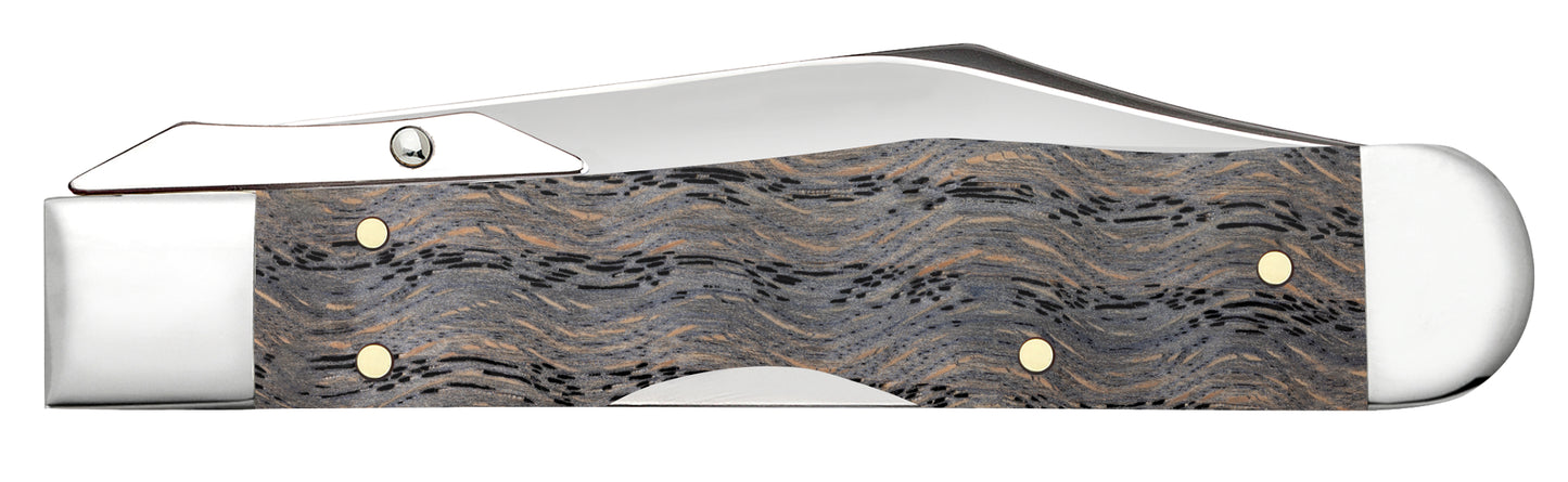 Smooth Black Curly Oak Wood Cheetah® Cub Closed