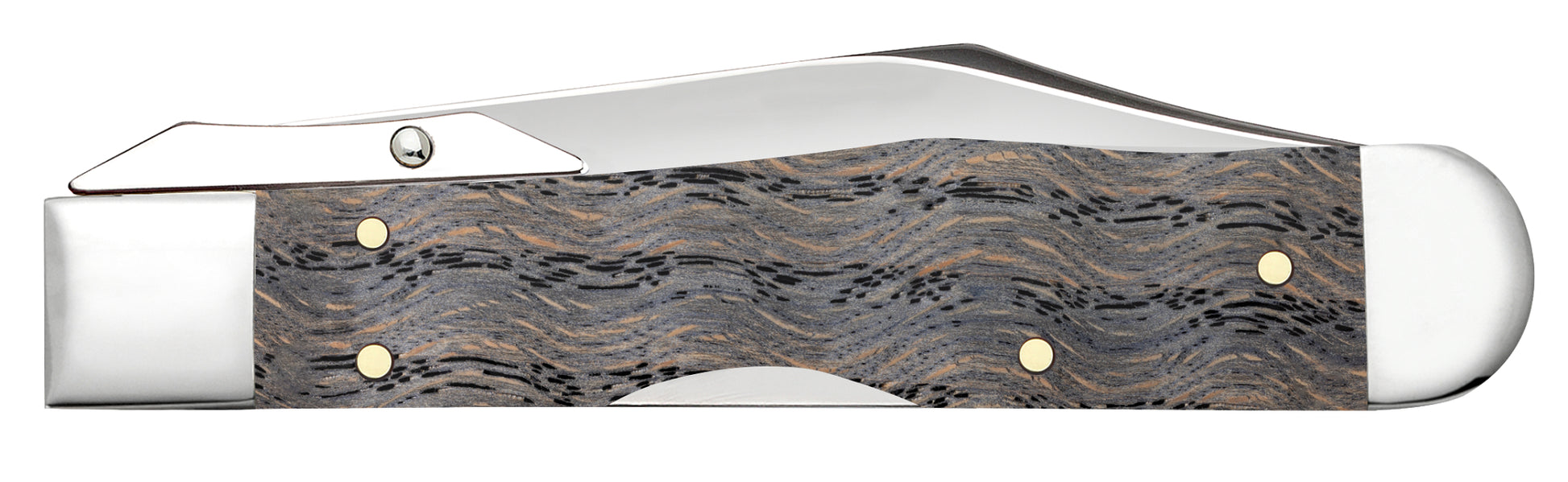 Smooth Black Curly Oak Wood Cheetah® Cub Closed