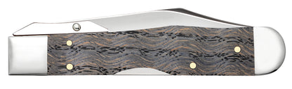 Smooth Black Curly Oak Wood Cheetah® Cub Closed