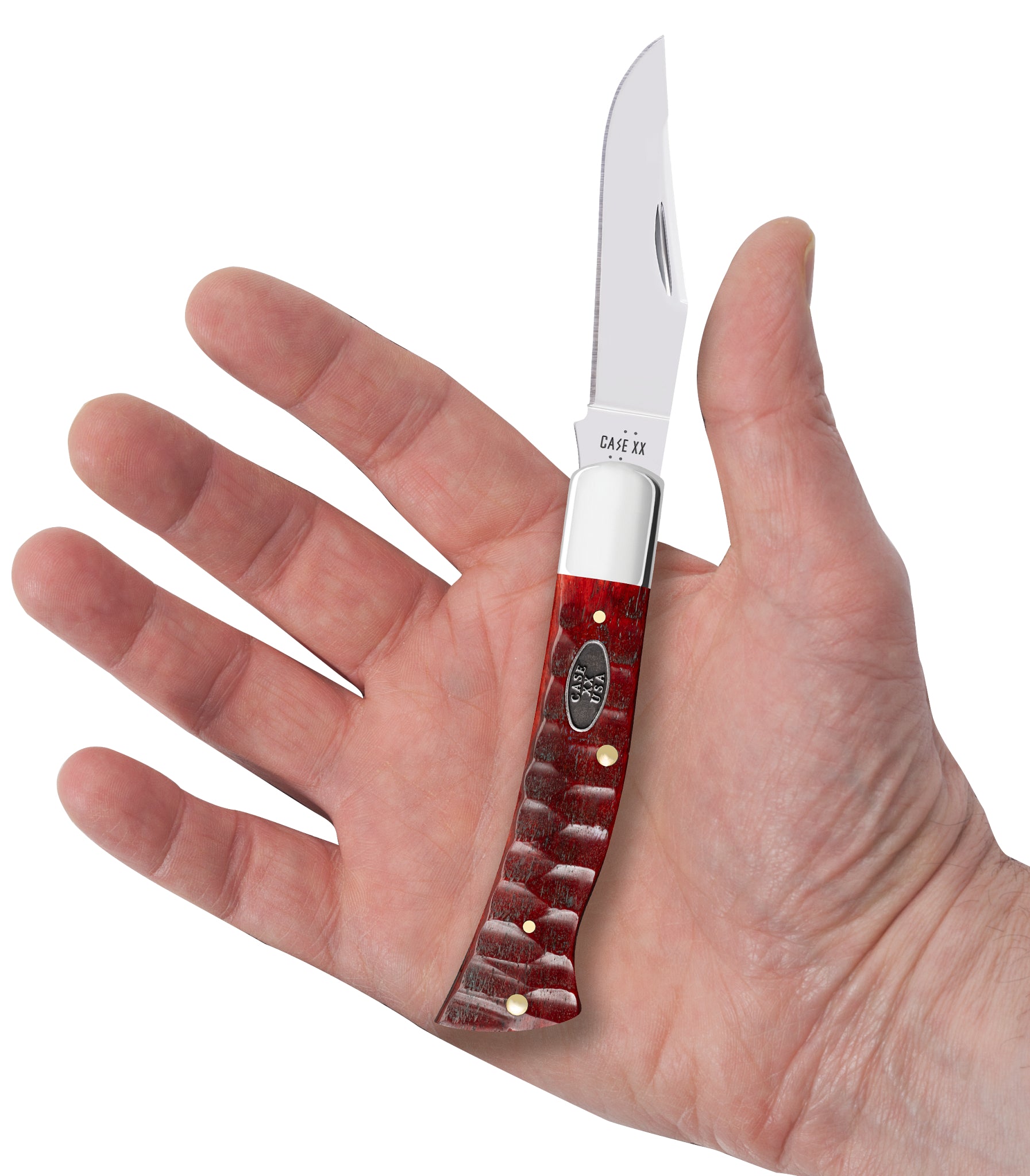 Gator Jig Old Red Bone Case Axe Handle in Hand