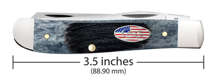 Sawcut Jigged Gray Bone Mini Trapper Dimensions