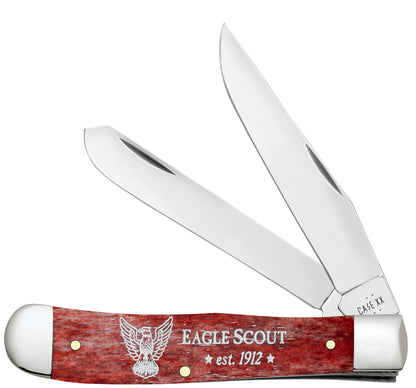 Scouting America Embellished Smooth Old Red Bone Trapper Gift Set Front View