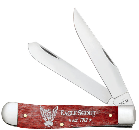 Scouting America Embellished Smooth Old Red Bone Trapper Gift Set Front View