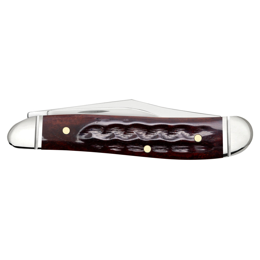 Pocket Worn® Corn Cob Jig Mahogany Bone Peanut Closed