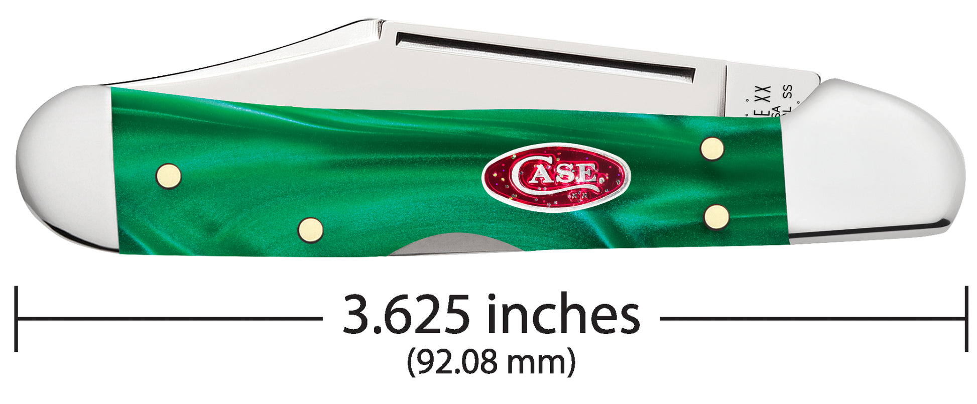 Smooth Green Pearl Kirinite® Mini CopperLock® Dimensions