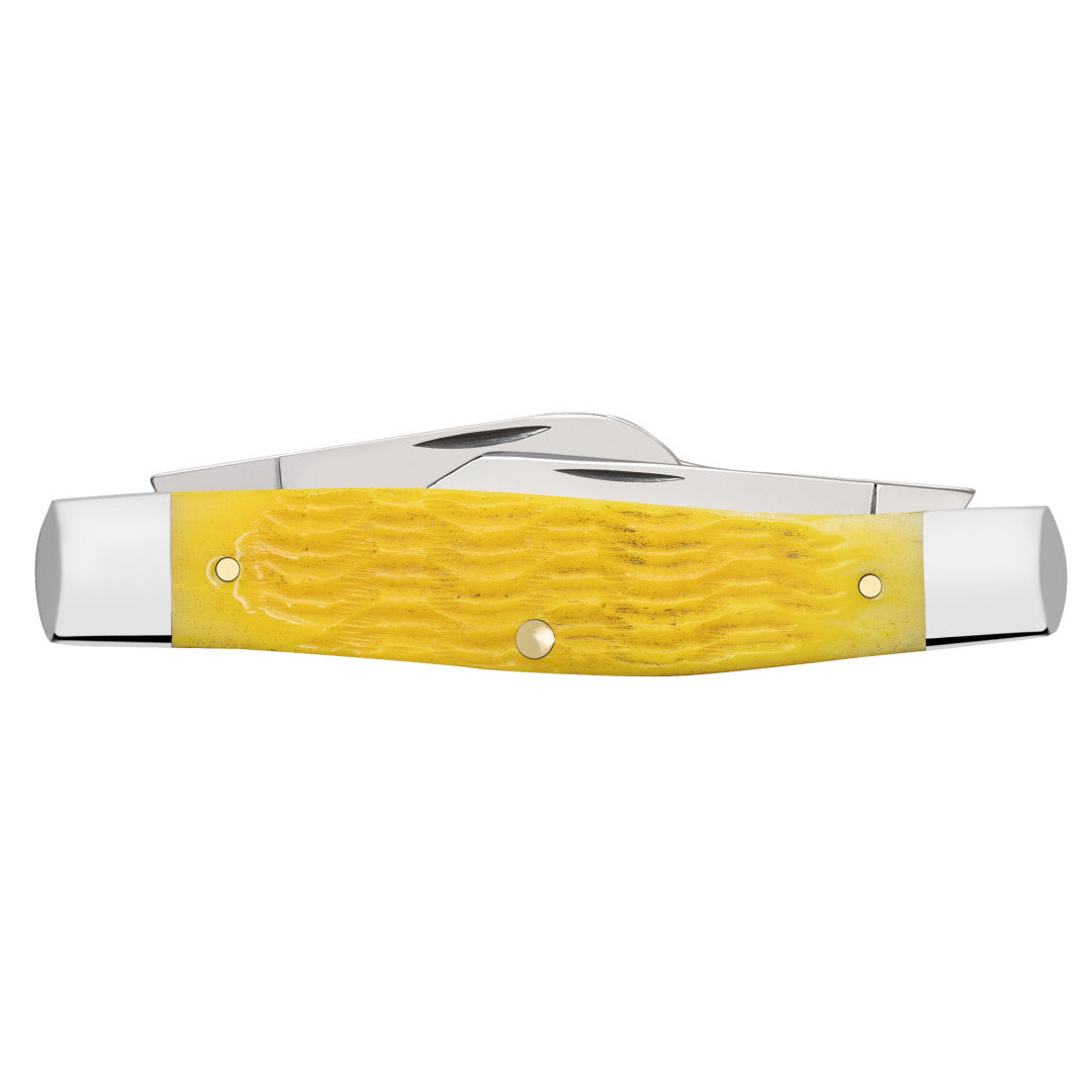 Platts Jig Yellow Bone Large Stockman Closed