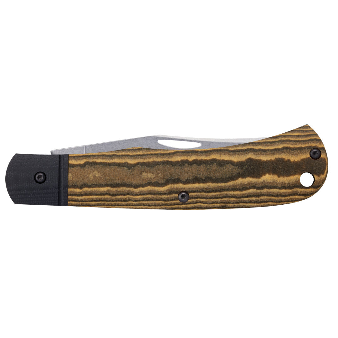 Crossroads™ Luna Richlite® w/Black G-10 XR Texas Trapper Closed