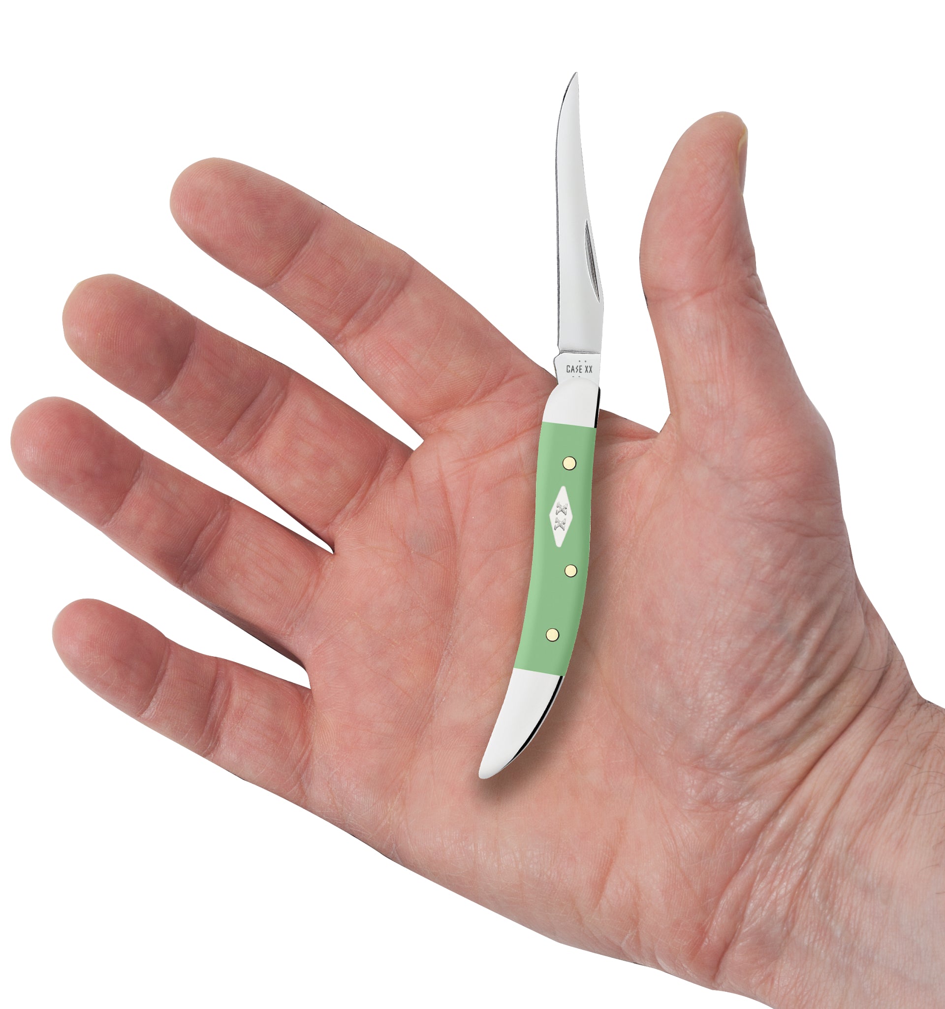 egeg＊shop Case® | Smooth Mint Green Synthetic Small Texas Toothpick
