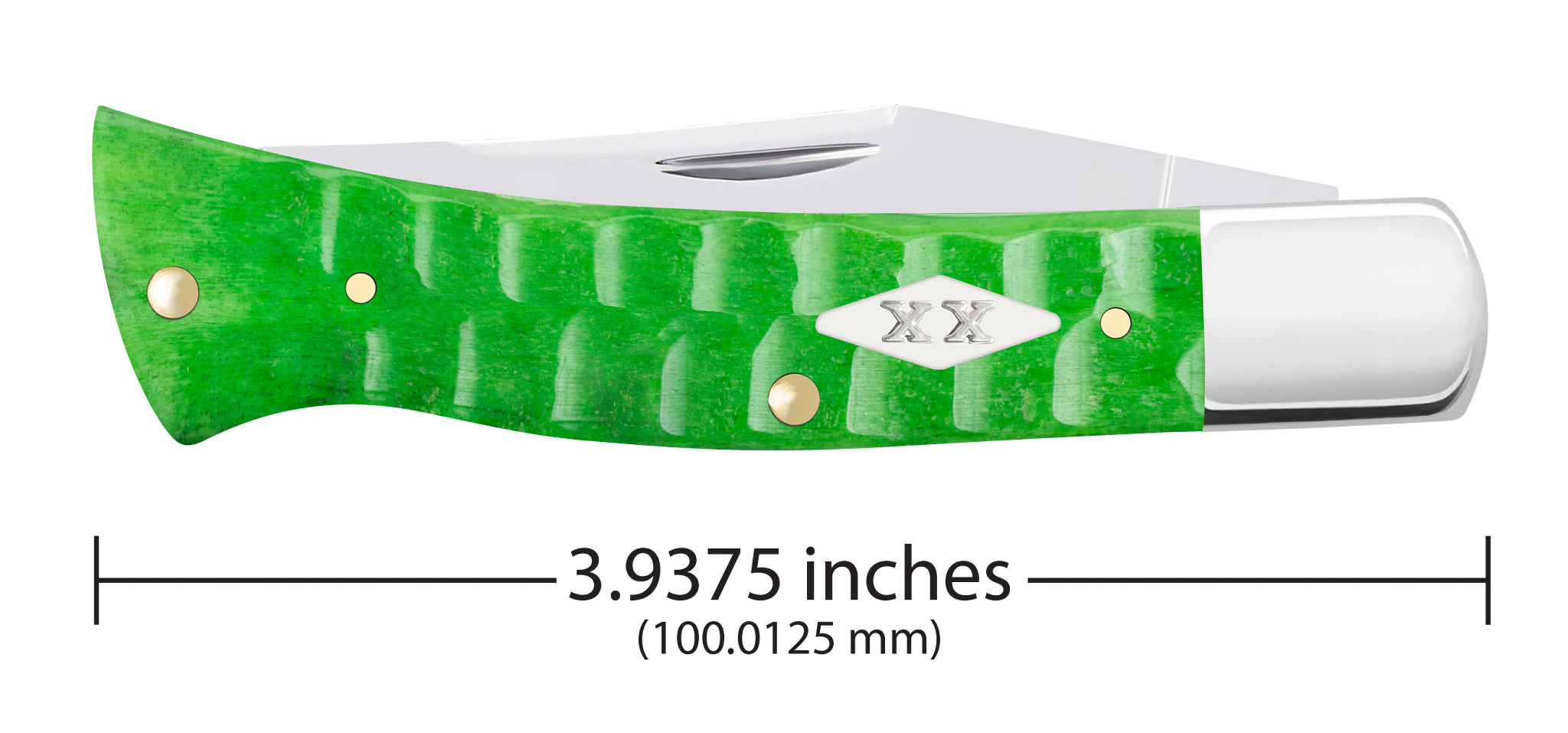 ぐら Case® | Gator Jigged Bright Green Bone Case Axe Handle
