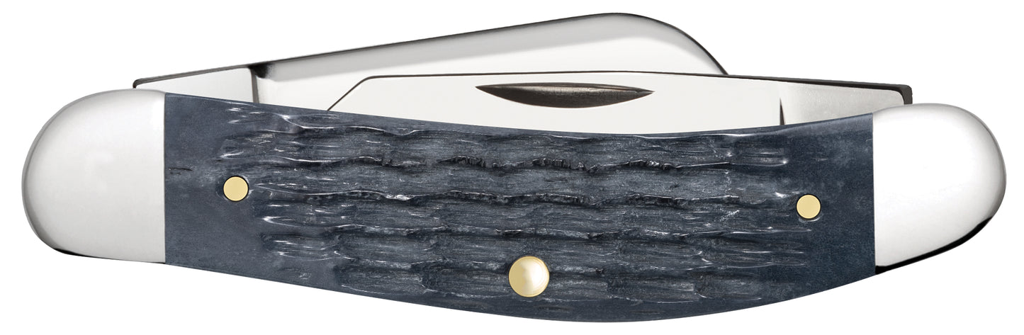 Pocket Worn® Crandall Jigged Gray Bone CS Sowbelly Closed