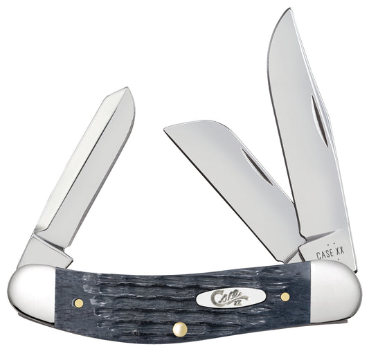 Pocket Worn® Crandall Jigged Gray Bone CS Sowbelly Front View