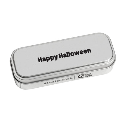 Halloween Jack-o-Lantern Smooth Black Synthetic Medium Texas Toothpick Gift Tin