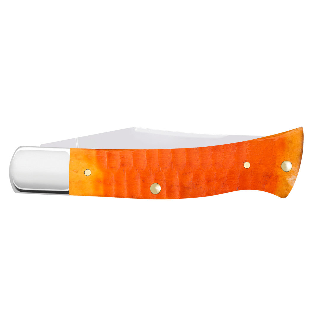 Gator Jig Persimmon Orange Bone CS Case Axe Handle® Closed