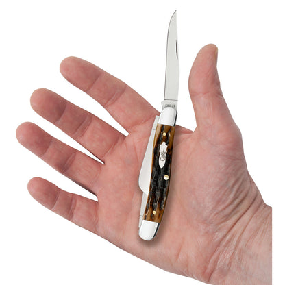 Kinfolks Jig Molasses Bone Medium Stockman in Hand