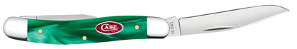 Smooth Green Pearl Kirinite® Medium Pen Open