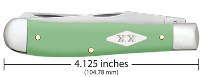 Smooth Mint Green Synthetic Trapper Dimensions