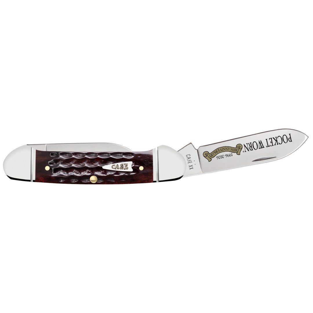 Pocket Worn® Corn Cob Jig Mahogany Bone Canoe Open