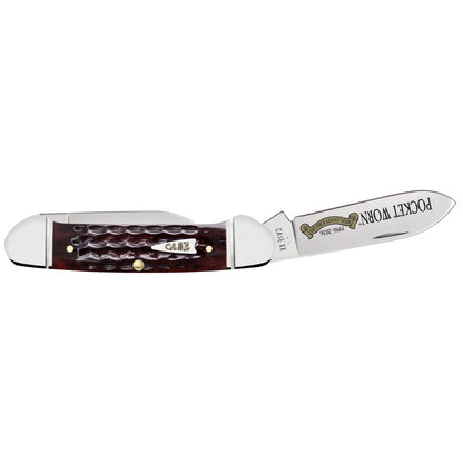Pocket Worn® Corn Cob Jig Mahogany Bone Canoe Open