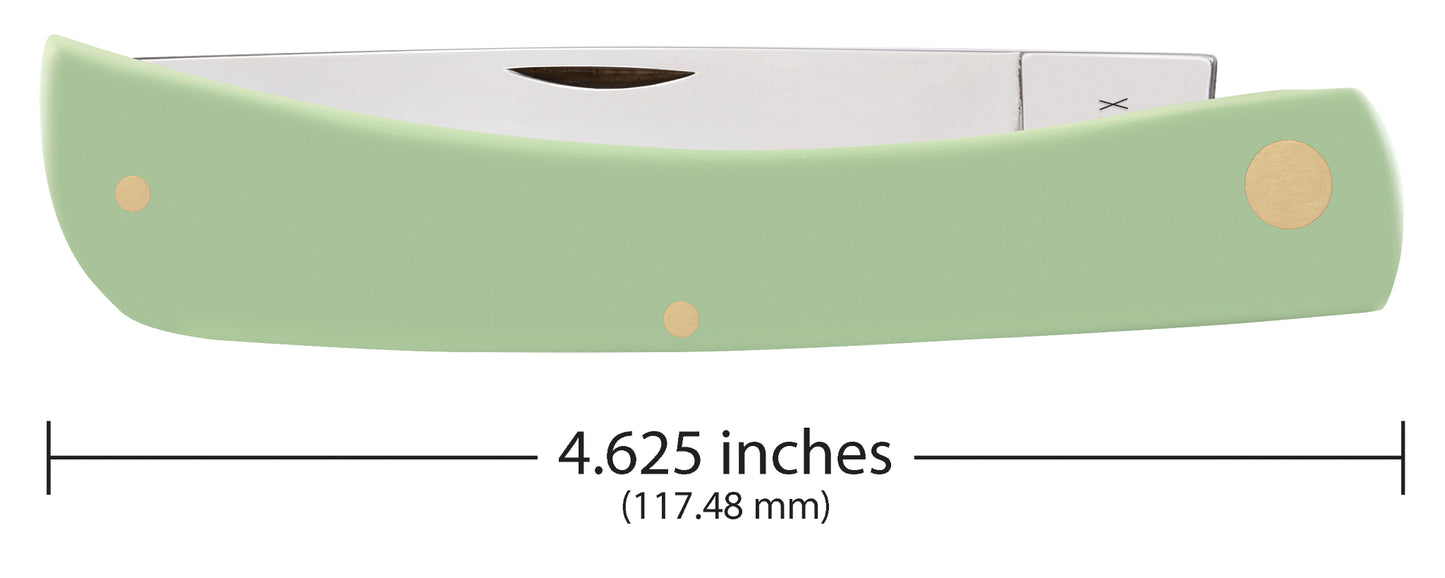 Smooth Mint Green Synthetic Sod Buster® Dimensions