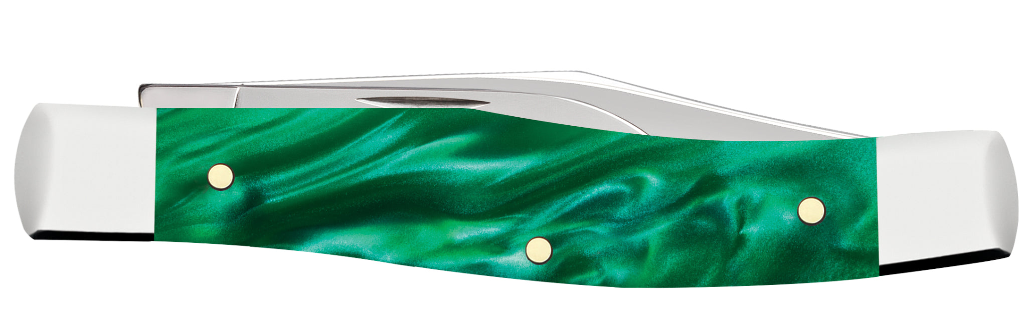 Case® | Smooth Green Pearl Kirinite® Texas Jack – caseknives.com