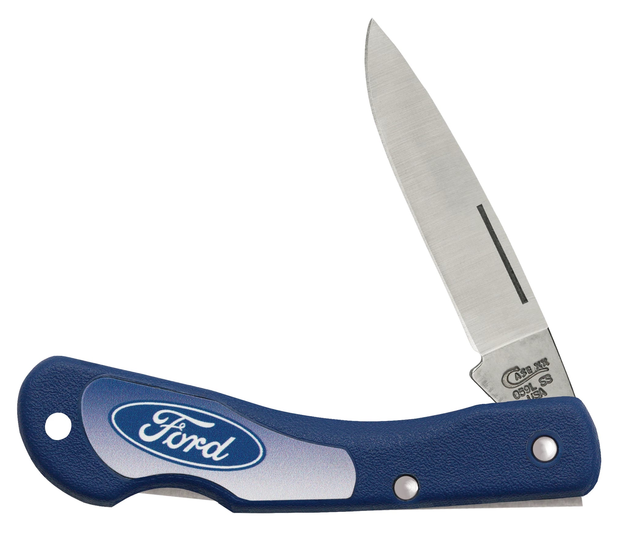 Case® | Ford Smooth Blue Synthetic Mini Blackhorn® with Imprinted