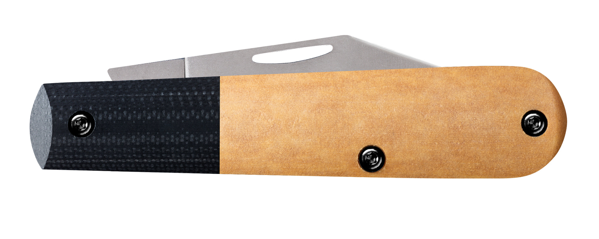 Crossroads Smooth Tan Richlite® w/Black G-10 XR Barlow  Closed