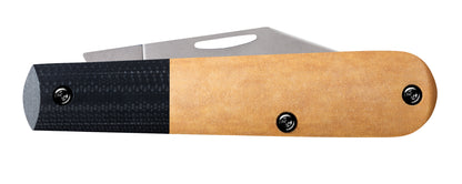 Crossroads Smooth Tan Richlite® w/Black G-10 XR Barlow  Closed