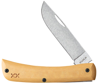 Crossroads™ Smooth Maple Valley Richlite® w/ Black G-10 Sod Buster® Jr.