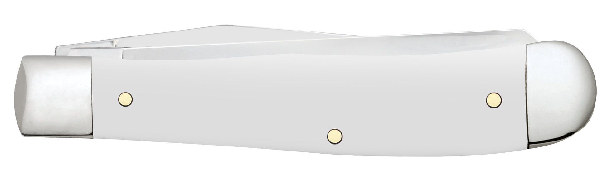 Scouting America Embellished Smooth White Synthetic Trapper Closed