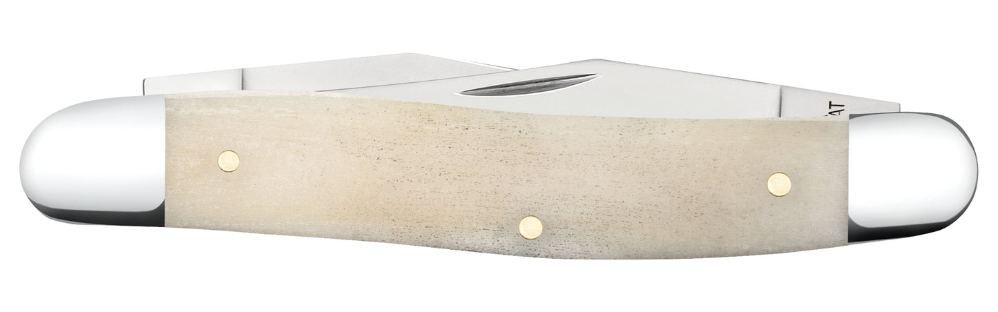 Smooth Natural Bone Muskrat Closed