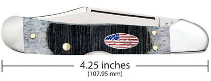 Sawcut Jigged Gray Bone CopperLock® Dimensions