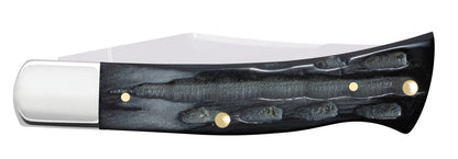 Jigged Buffalo Horn - Case Axe Handle (BRBH1135 SS) Closed