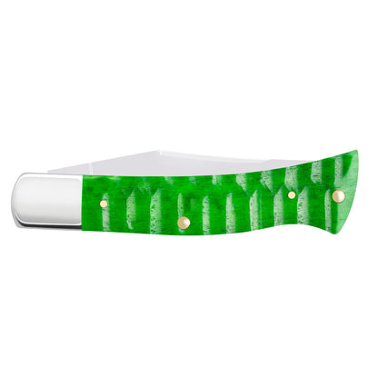 Gator Jigged Bright Green Bone Case Axe Handle Closed