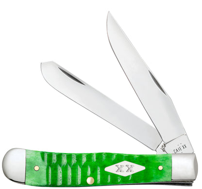 Gator Jigged Bright Green Bone Trapper Front View