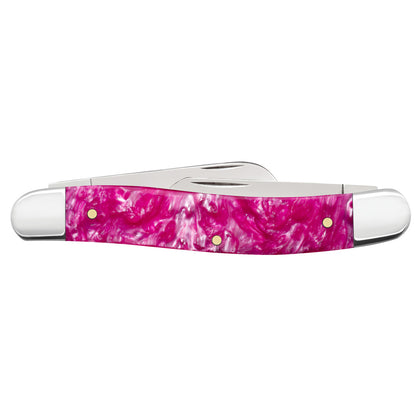 Smooth Pink Crackle Kirinite® Medium Stockman '18 Closed
