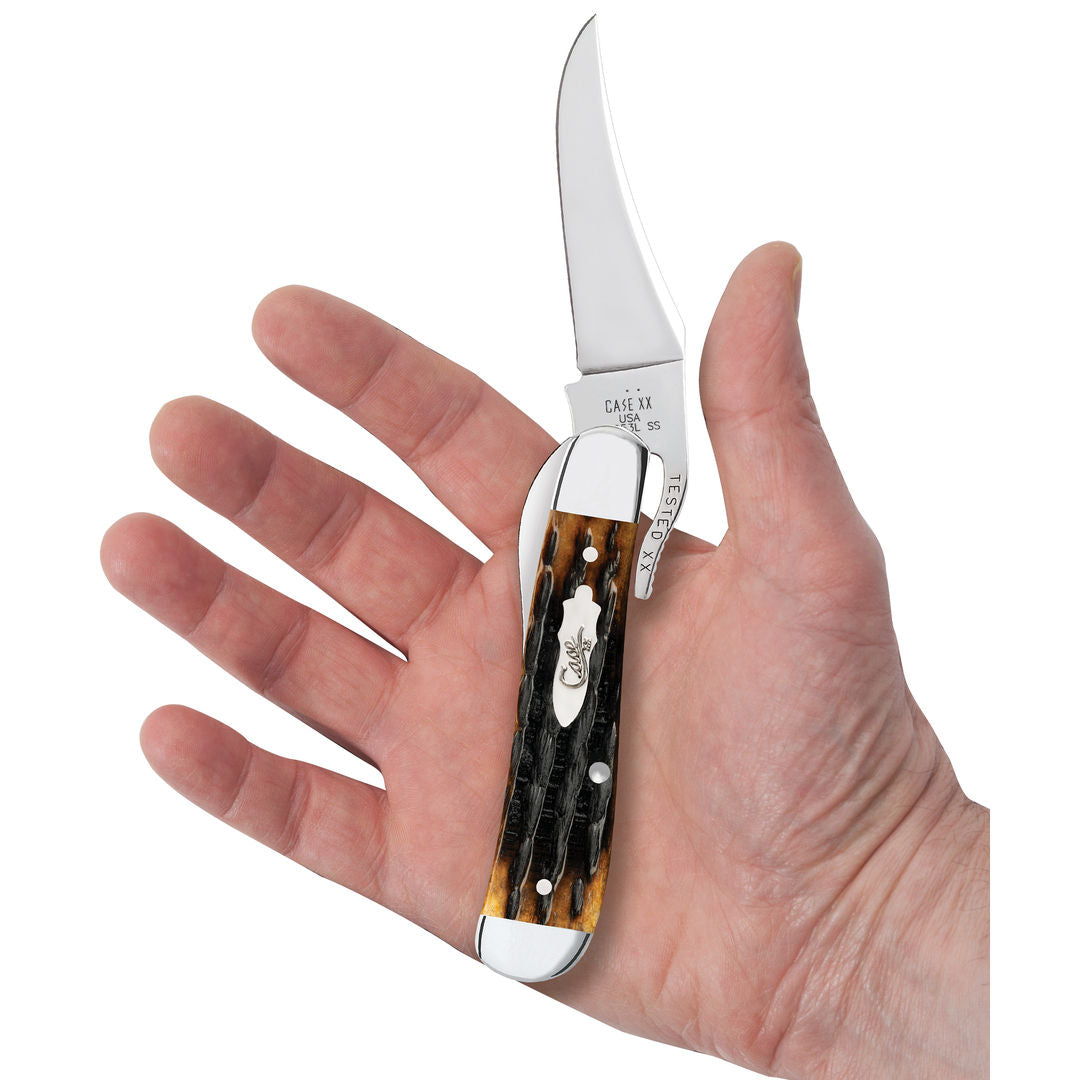 Kinfolks Jig Molasses Bone RussLock® in Hand