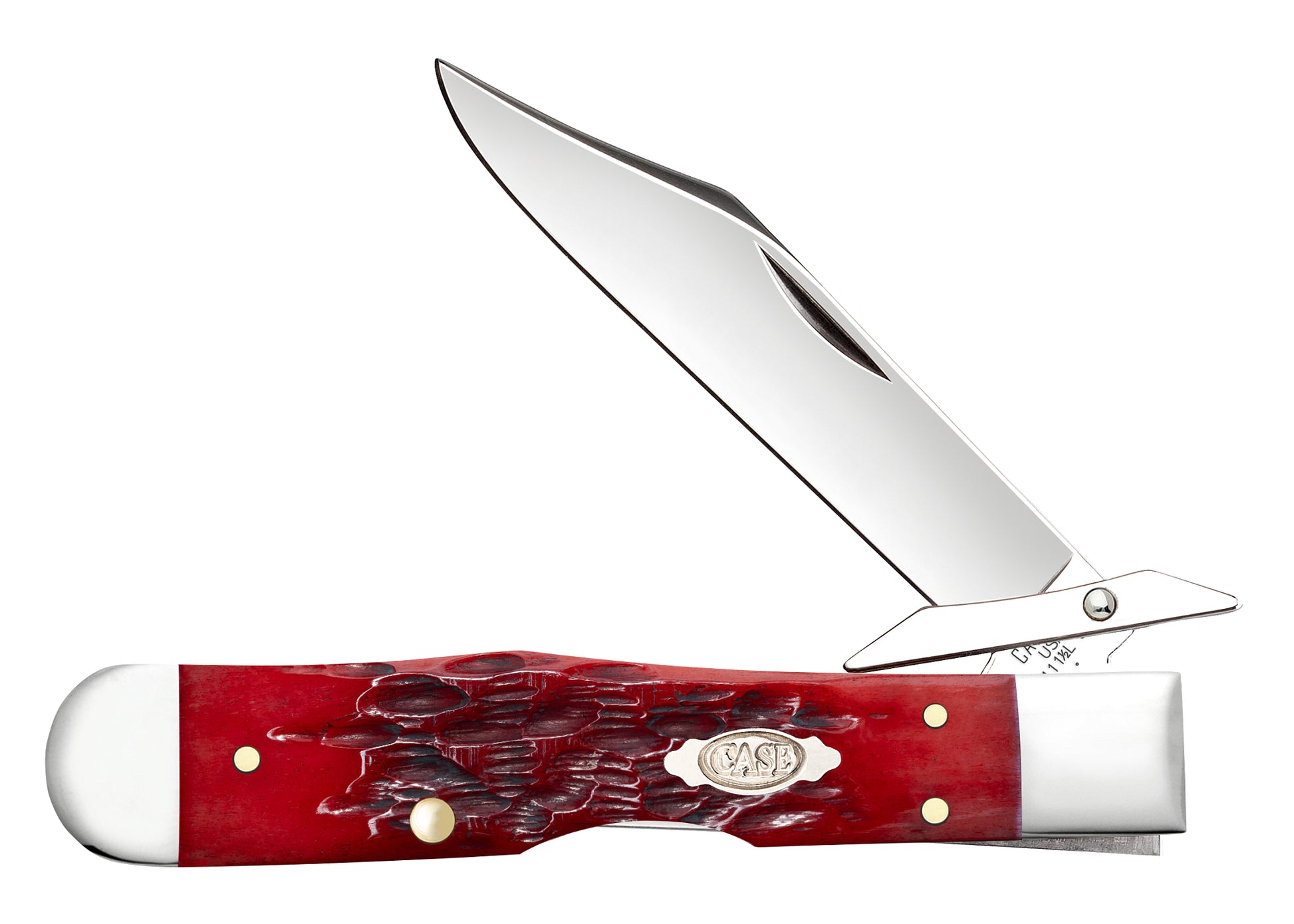 Peach Seed Jigged Dark Red Bone CS Cheetah® Cub Front View