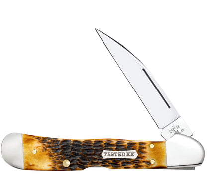 Rogers Jigged Burnt Amber Bone CS CopperLock® Front View
