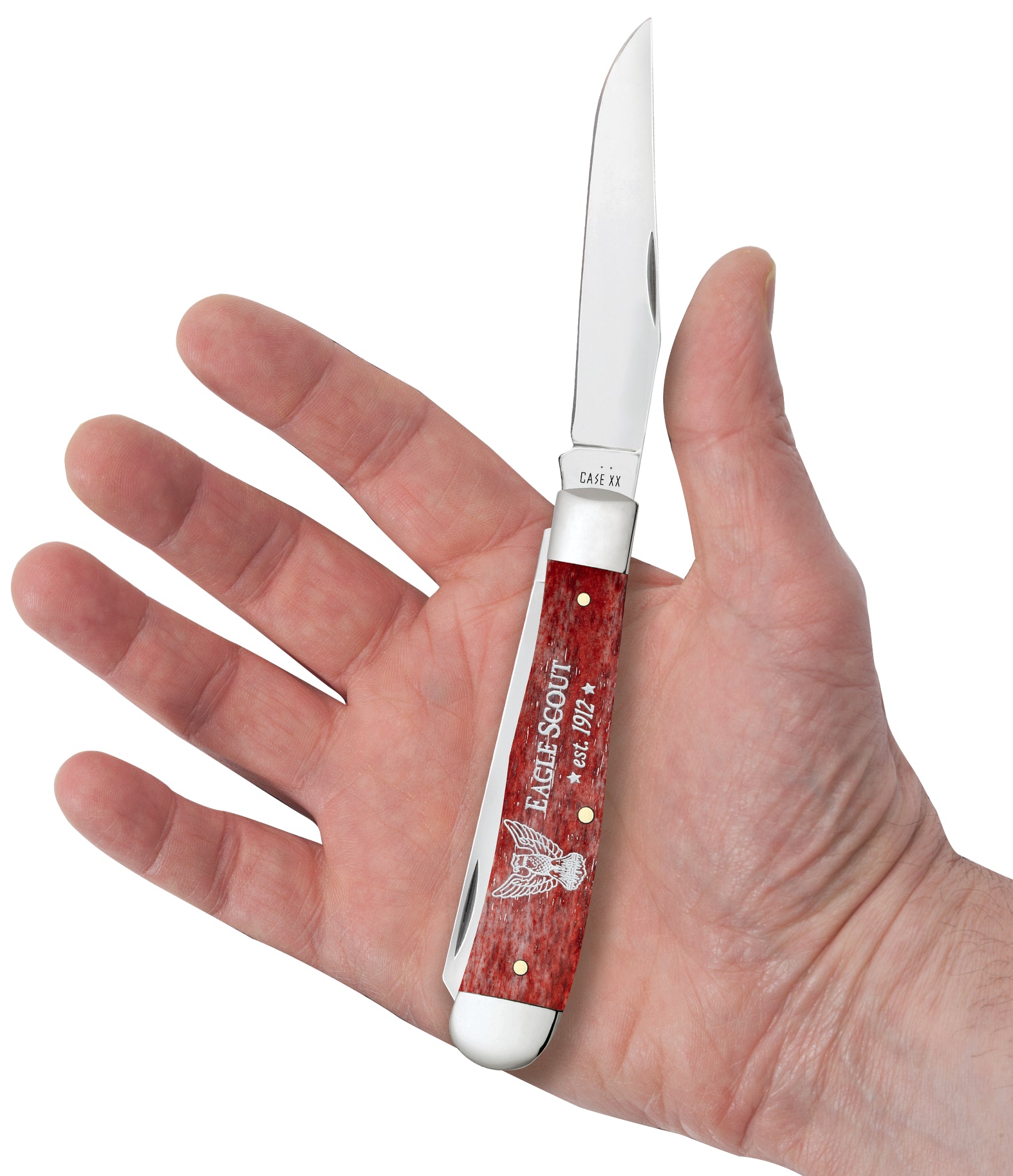 Case® | Scouting America™ Embellished Smooth Old Red Bone Trapper
