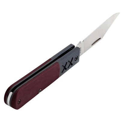 Crossroads™ Redstone Richlite® w/Black G-10 XR Barlow Open at an Angle
