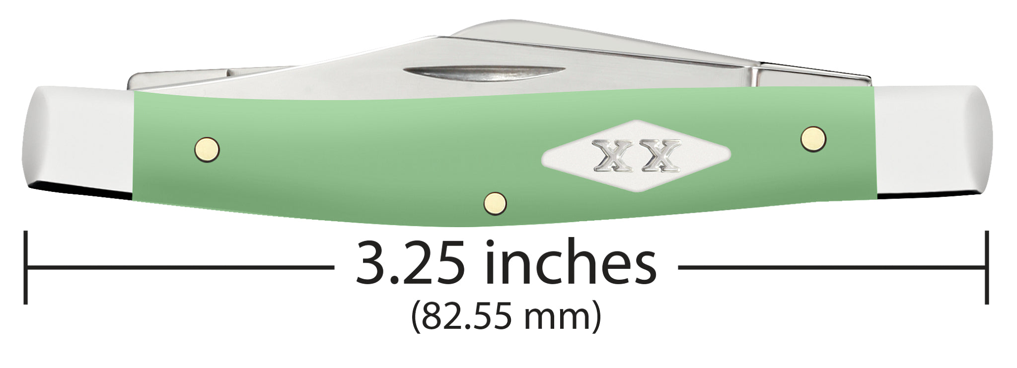 【mint】セミオーダー Case® | Smooth Mint Green Synthetic Medium Stockman – caseknives.com